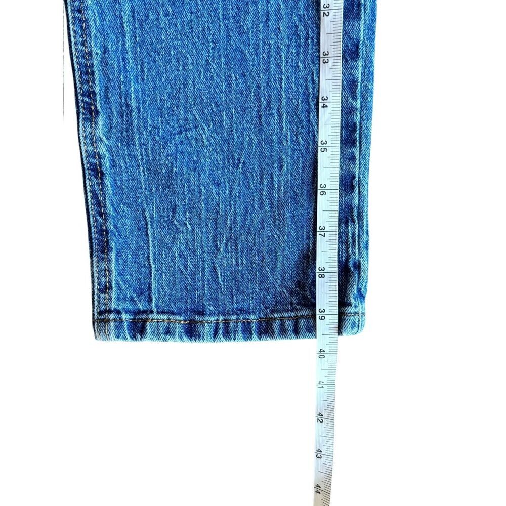 George Men's Slim Straight Blue Jeans - Picture 7 of 8